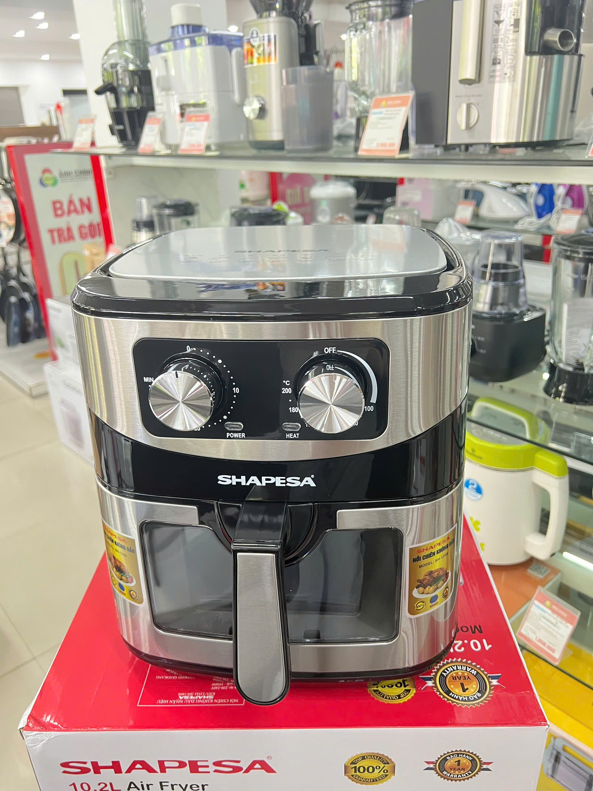 Nồi chiên không dầu 11 lít Shapesa SH-120S